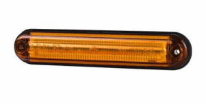 LED-SIVUÄÄRIVALO KELT. 12/24V P134 x L27 x K14,4 MM