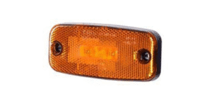 LED-SIVUÄÄRIVALO KELT. 12/24V P111 x L52 x K22 MM